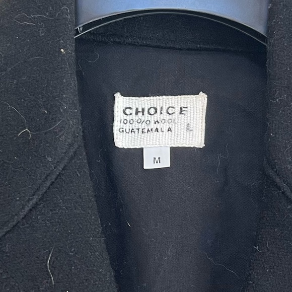 Vintage CHOICE Contemporary Olive Green Wool Embroidered Jacket, M - Picture 7 of 7